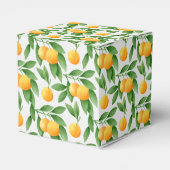 Muster für Wasserfarben oder Mandarinen Geschenkschachtel (Rückseite)