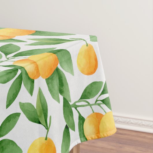 Muster für Wasserfarben oder Mandarinen Tischdecke (Beispiel)