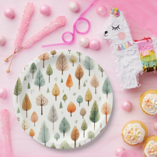 Muster für Wasserfarben Pappteller (Party)