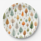 Muster für Wasserfarben Pappteller (Vorderseite)