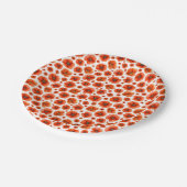 Muster für Wasserfarben Pappteller (Schrägansicht)