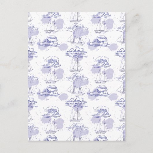 Muster für Wasserfarben Postkarte (Vorderseite)