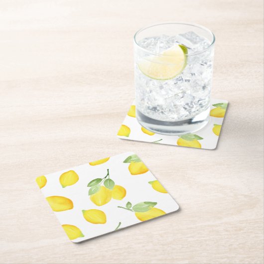 Muster für Wasserfarben Rechteckiger Pappuntersetzer (Vor Ort)