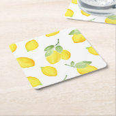 Muster für Wasserfarben Rechteckiger Pappuntersetzer (angewinkelt)