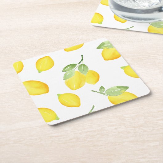 Muster für Wasserfarben Rechteckiger Pappuntersetzer (angewinkelt)