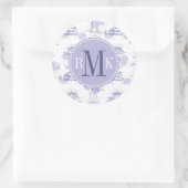 Muster für Wasserfarben Runder Aufkleber (Tasche)