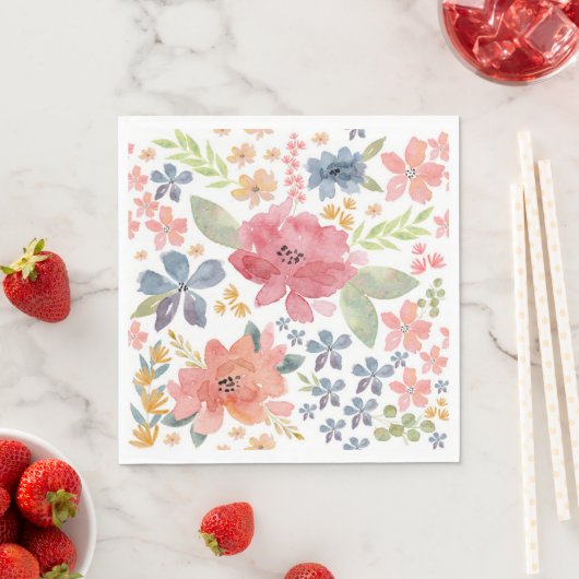 Muster für Wasserfarben Serviette (Beispiel)