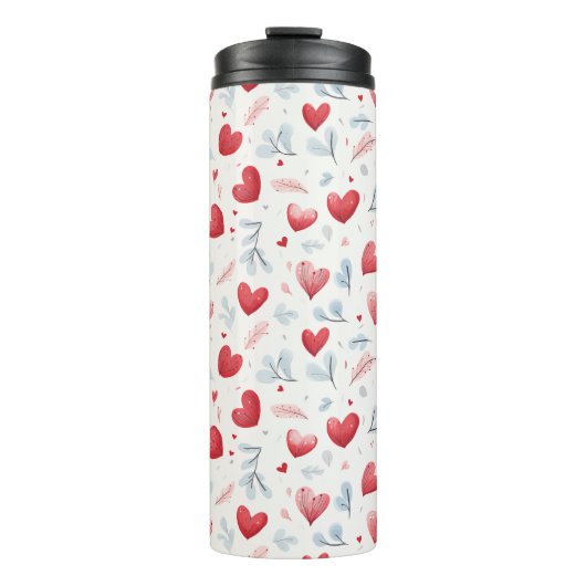 Muster für Wasserfarben Thermosbecher (Vorderseite)