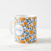 Muster für Wasserfarben und Blätter Kaffeetasse (Vorderseite Links)