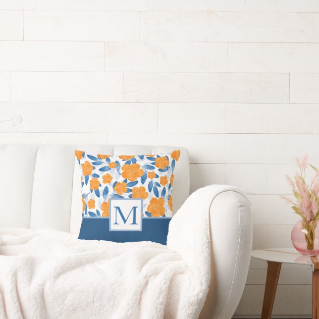 Muster für Wasserfarben und Blätter Kissen (Liege)