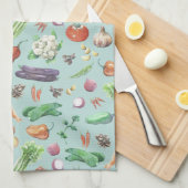 Muster für Wasserfarben und Gewürze Küchentuch (Viertel Falte)