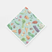 Muster für Wasserfarben und Gewürze Serviette (Ecke)