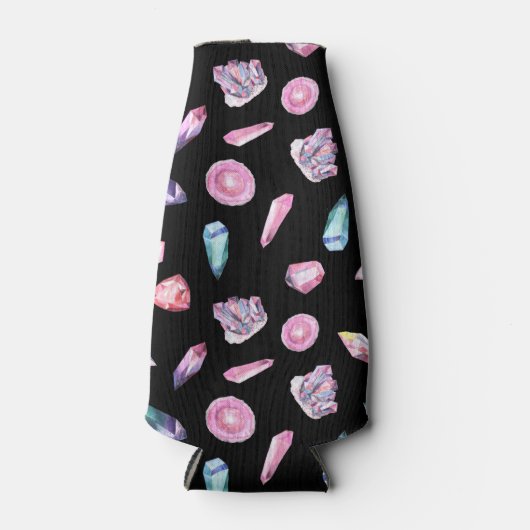 Muster für Wasserfarben und Kristalle Flaschenkühler (Vorderseite)