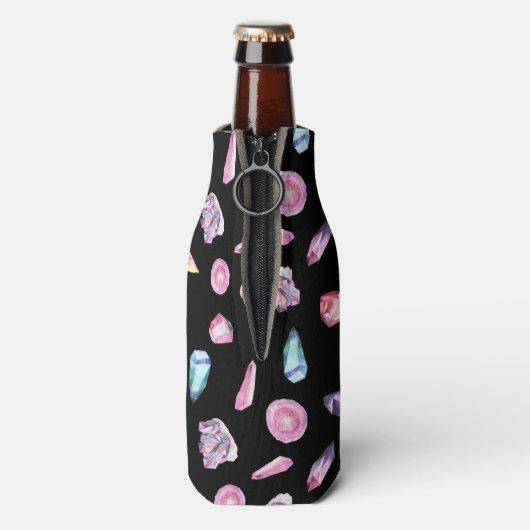 Muster für Wasserfarben und Kristalle Flaschenkühler (Flasche Rückseite)