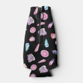 Muster für Wasserfarben und Kristalle Flaschenkühler (Rückseite)