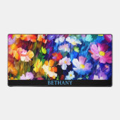 Muster für Wasserfarben - Wildblumen Schreibtischunterlage (Vorderseite)