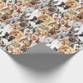 Muster für Wasserfarbengeflügel Geschenkpapier (Ecke)