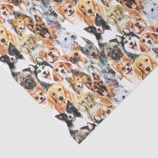 Muster für Wasserfarbengeflügel Seidenpapier (Detail)