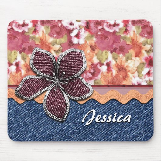 Muster für Wasserfarbenmalerei mit benutzerdefinie Mousepad (Vorne)