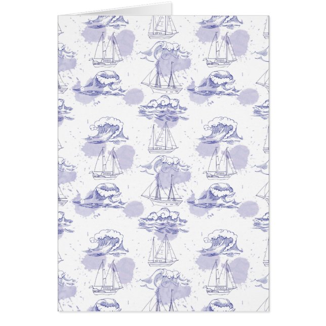 Muster für Wasserfarbwagen und Schiffe (Vorne)