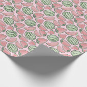 Muster für Wassermelonen Geschenkpapier (Ecke)