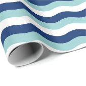 Muster für Wasserwellen Geschenkpapier (Rolleneckpunkt)