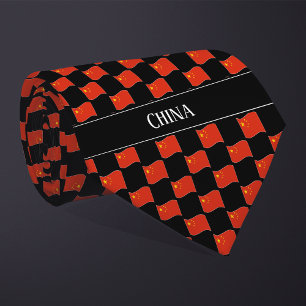 Muster für Wavy-China-Flag Krawatte