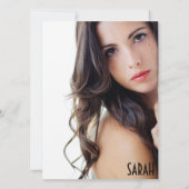 Muster für weibliche Comp-Karte Einladung (Rückseite)