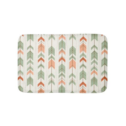 Muster für weiche Farben Badematte (Vorderseite)