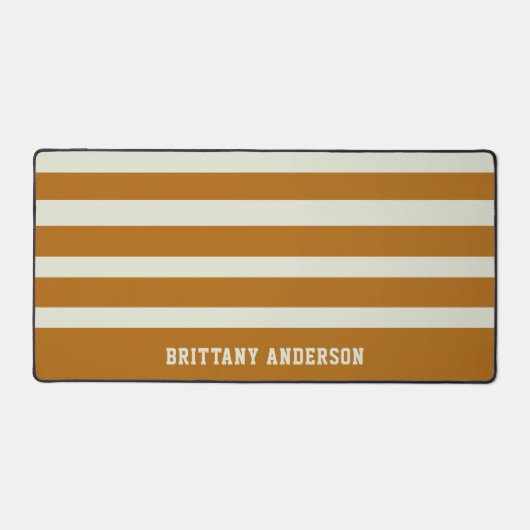 Muster für weiche und warme braune Streifen Schreibtischunterlage (Vorderseite)