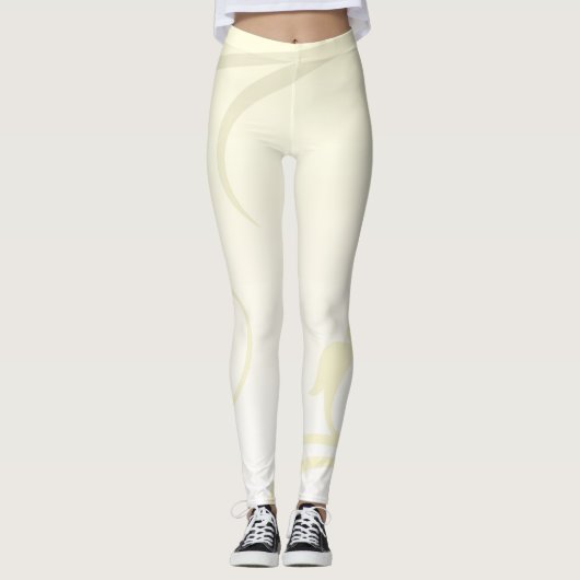 Muster für weiche Wirbel Leggings (Vorderseite)