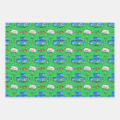 Muster für Weihnachts-Videospiele Geschenkpapier Set (Vorderseite 3)