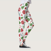 Muster für Weihnachtselemente Leggings (Rechts)