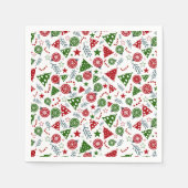 Muster für Weihnachtselemente Serviette (Vorderseite)