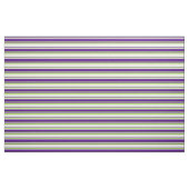 Muster für weiße, farbige und hellgrüne Linien Stoff (Fat Quarter (45,7 x 55,9 cm))