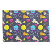 Muster für Weltraumkatzen Kissenbezug (Rückseite-Rechts)