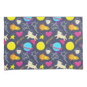 Muster für Weltraumkatzen Kissenbezug (Vorderseite-Rechts)