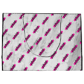 Muster für Werbemarble für kundenspezifische Firme Große Geschenktüte (Rückseite)