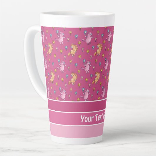Muster für Whimsikhörner und Hübsche Blume Milchtasse (Linke Ecke)