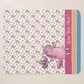 Muster für Whimsikhörner und Hübsche Blume Sherpadecke (Vorderseite (Horizontal))