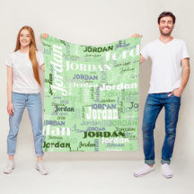 Muster für wiederholten Sage Green Name Modern