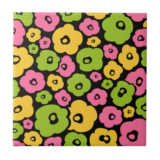 Muster für wild lebende Blume Fliese (Vorderseite)