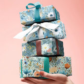 Muster für wild lebende Blume Geschenkpapier Set