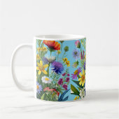 Muster für wild lebende Blume Kaffeetasse (Links)
