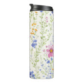 Muster für wild lebende Blume Thermosbecher (Nach rechts gedreht)