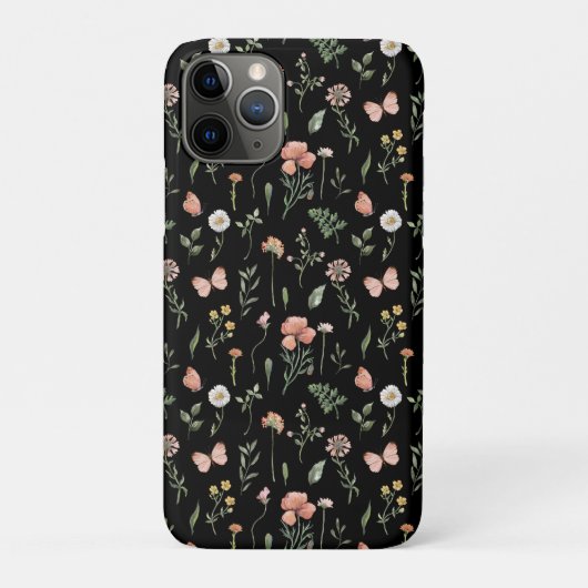 Muster für Wildblumen Case-Mate iPhone Hülle (Rückseite)