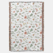 Muster für Wildblumen Decke (Vorderseite Vertikal)