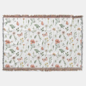 Muster für Wildblumen Decke (Vorderseite)