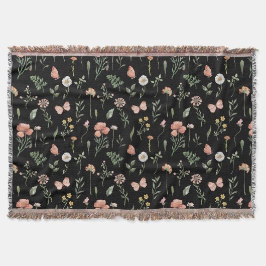 Muster für Wildblumen Decke (Vorderseite)