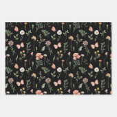 Muster für Wildblumen Geschenkpapier Set (Vorderseite 3)